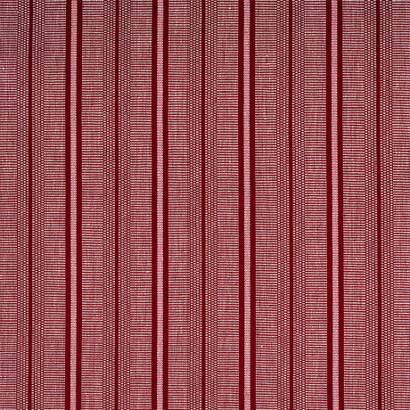 Schumacher Panan Hand Woven Stripe Claret Fabric - Eade's Wallpaper