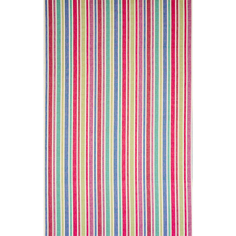 Schumacher Circo Hand Woven Stripe Carnival Fabric