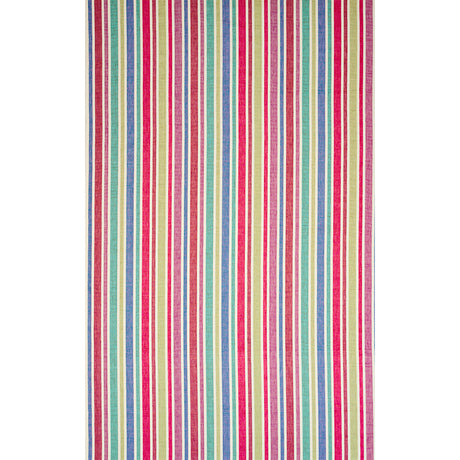 Schumacher Circo Hand Woven Stripe Carnival Fabric