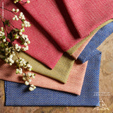 Schumacher Ispa Hand Woven Plain Indigo Fabric