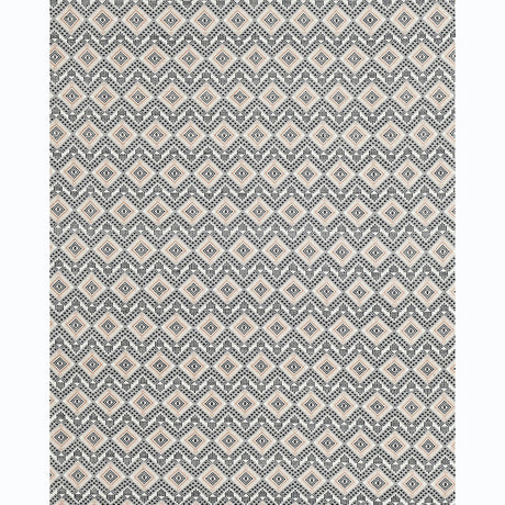 Schumacher Ocosito Hand Woven Black Fabric - Eade's Wallpaper