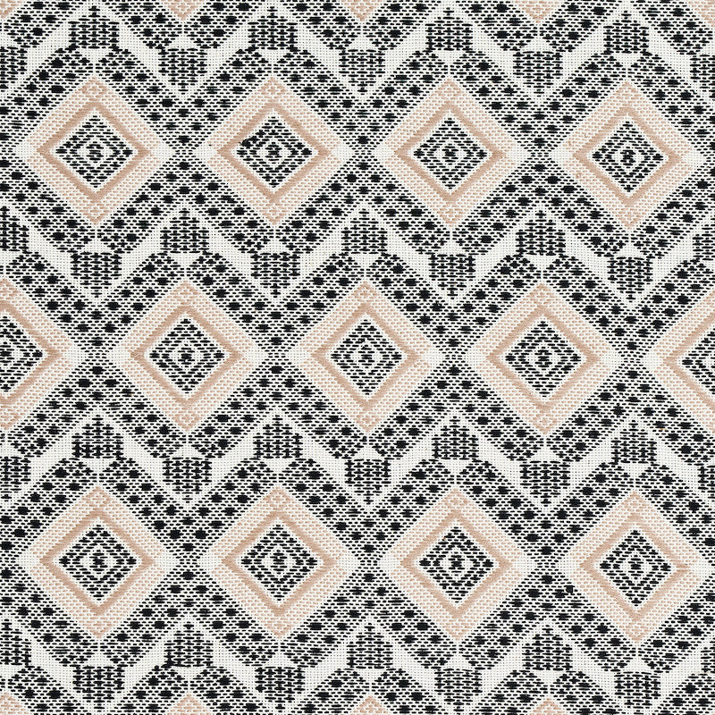 Schumacher Ocosito Hand Woven Black Fabric - Eade's Wallpaper