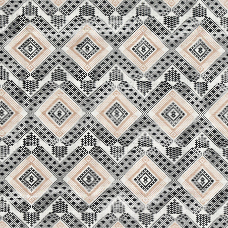 Schumacher Ocosito Hand Woven Black Fabric - Eade's Wallpaper