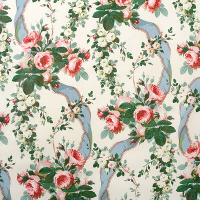 LEE JOFA 789000.LJ.0 ROSEBANK WHITE Fabric - Eade's Wallpaper
