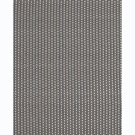 Schumacher Pinula Hand Woven Black Fabric - Eade's Wallpaper