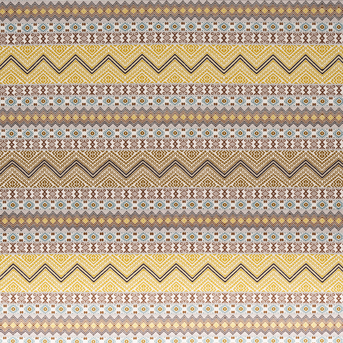 Schumacher Holmul Hand Woven Ochre Fabric