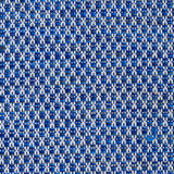 Schumacher Momo Hand Woven Texture Blue Fabric - Eade's Wallpaper