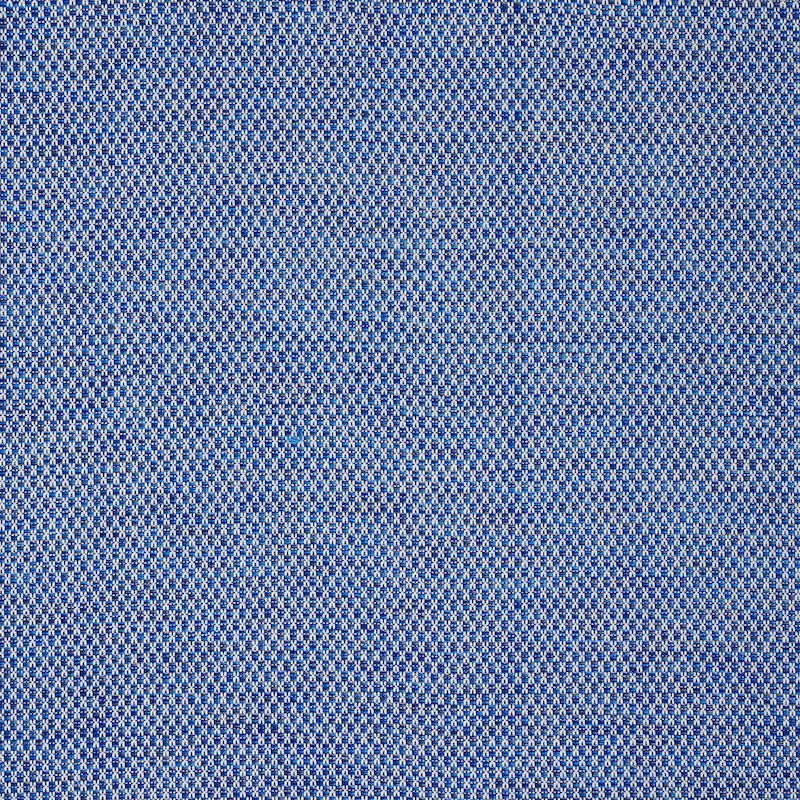 Schumacher Momo Hand Woven Texture Blue Fabric - Eade's Wallpaper