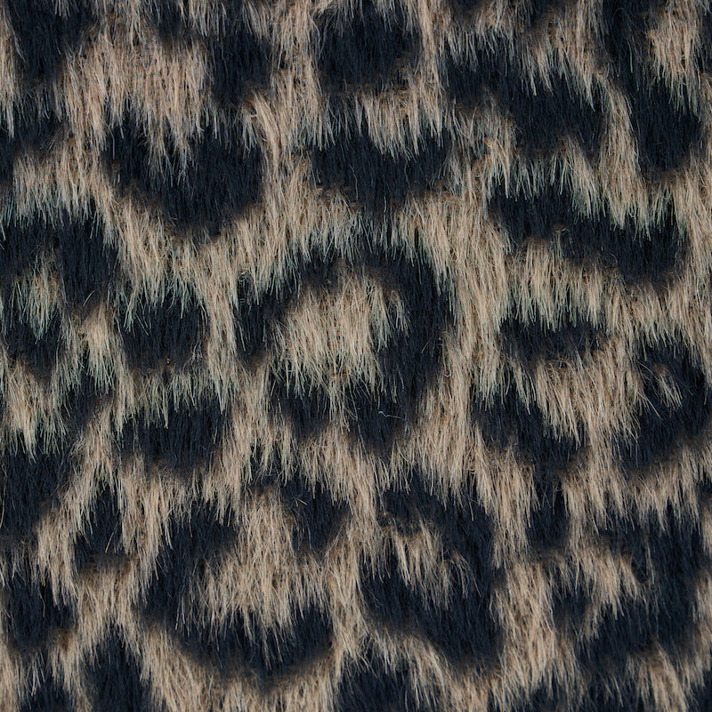 Schumacher Lilya Leopard Natural Fabric - Eade's Wallpaper