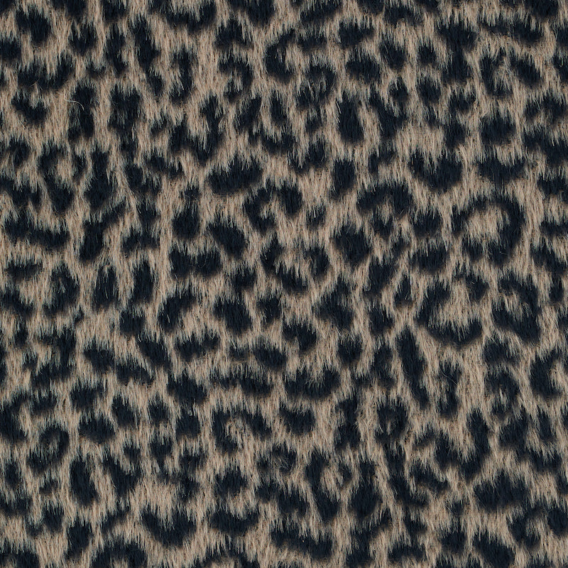 Schumacher Lilya Leopard Natural Fabric - Eade's Wallpaper