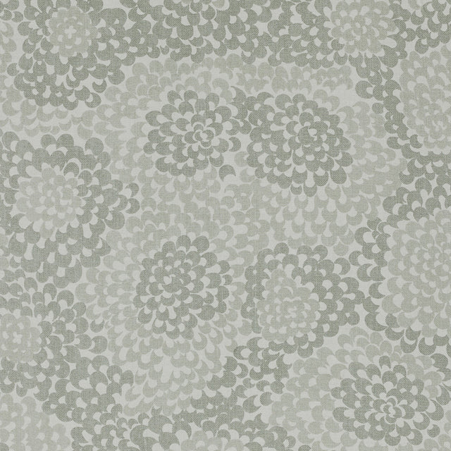 Schumacher 78N02 MUMS in FOG Fabric - RAOUL TEXTILES