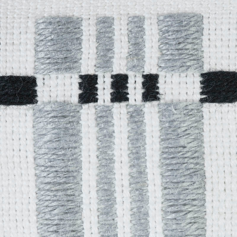 Schumacher 79001 CARMO TAPE MEDIUM in SILVER & BLACK Trim - 