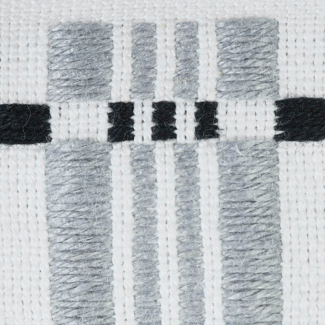 Schumacher 79001 CARMO TAPE MEDIUM in SILVER & BLACK Trim - 