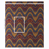 Schumacher Tauride Épinglé Jewel Fabric - Eade's Wallpaper