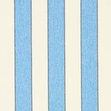 Schumacher Blumont Stripe Indoor/Outdoor Blue Fabric