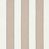 Schumacher Blumont Stripe Indoor/Outdoor Stone Fabric