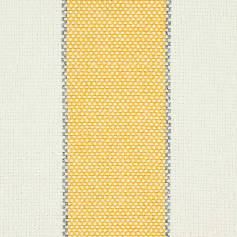 Schumacher Blumont Stripe Indoor/Outdoor Yellow Fabric
