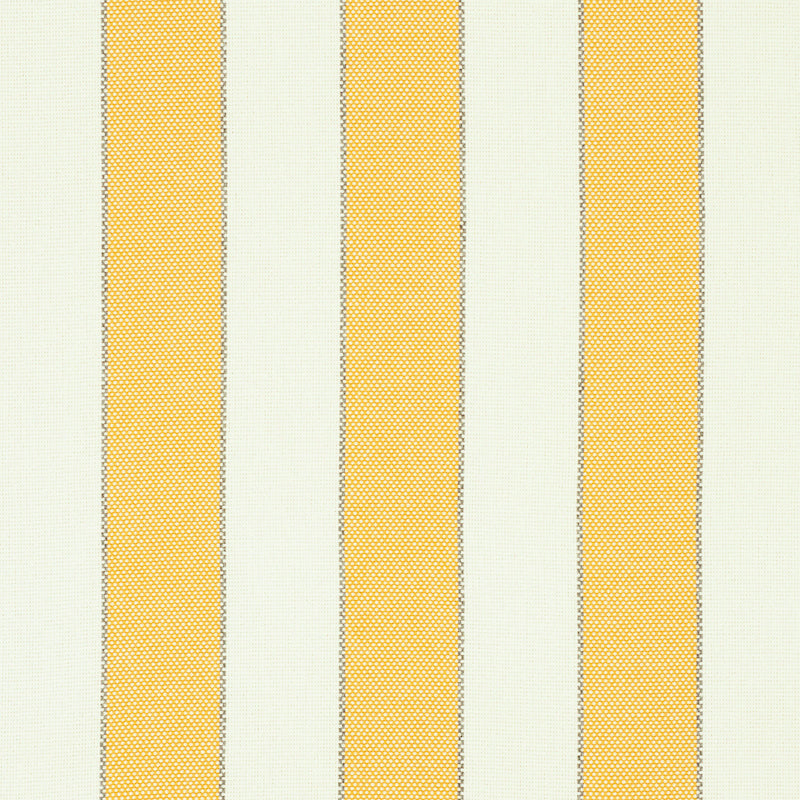 Schumacher Blumont Stripe Indoor/Outdoor Yellow Fabric