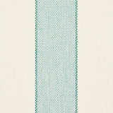 Schumacher Blumont Stripe Indoor/Outdoor Aqua Fabric