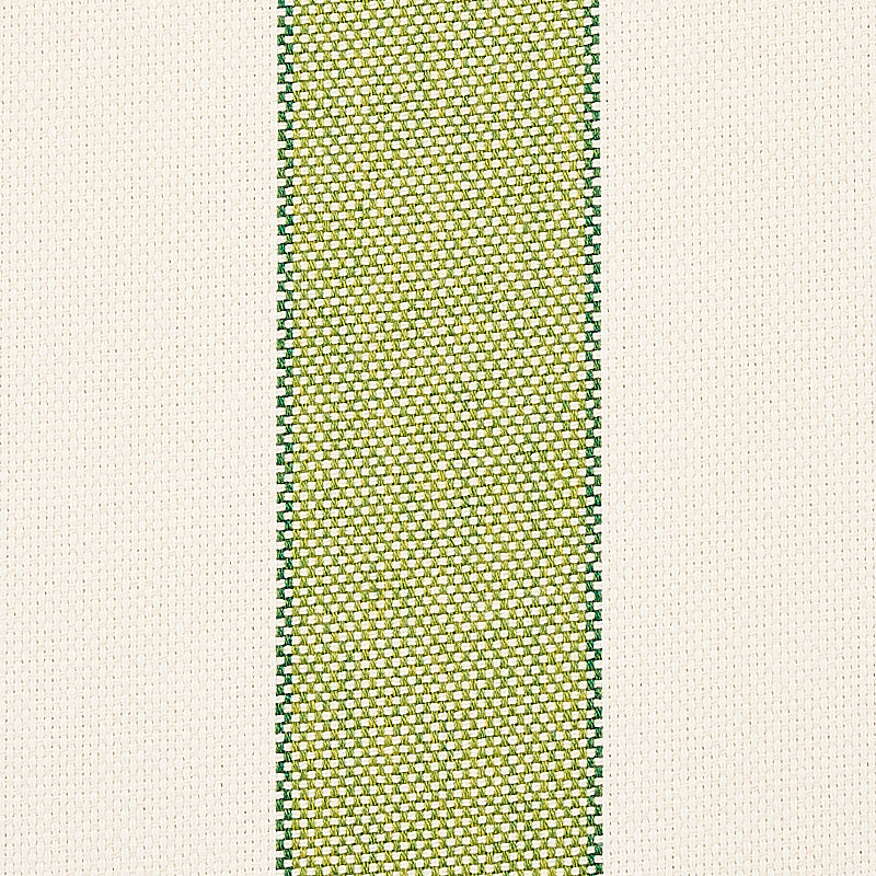 Schumacher Blumont Stripe Indoor/Outdoor Green Fabric