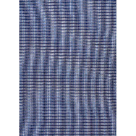 Schumacher Zealand Check Denim Fabric - Eade's Wallpaper