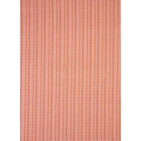 Schumacher Tarnby Stripe Coral Fabric - Eade's Wallpaper