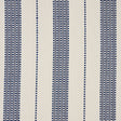 Schumacher Lubeck Stripe Navy Fabric - Eade's Wallpaper