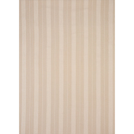 Schumacher Lubeck Stripe Natural Fabric - Eade's Wallpaper