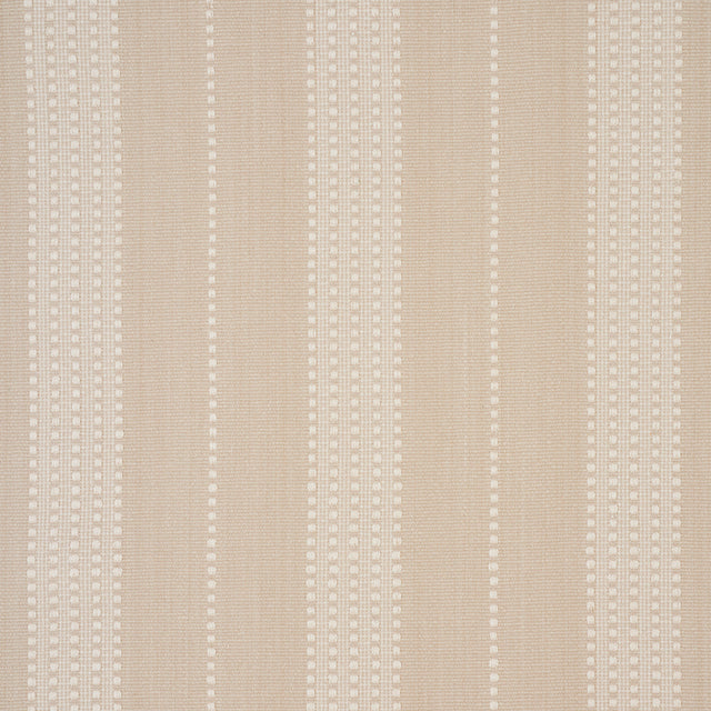 Schumacher Lubeck Stripe Natural Fabric - Eade's Wallpaper