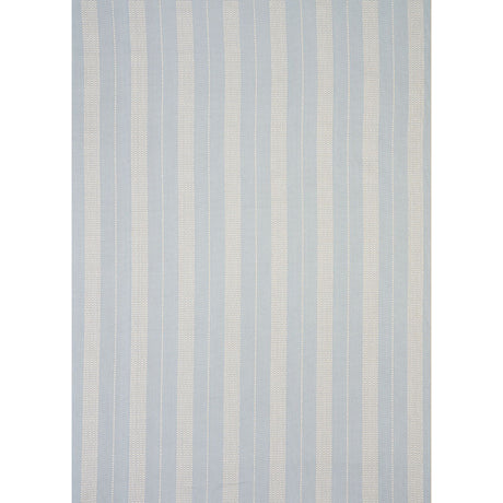 Schumacher Lubeck Stripe Sky Fabric - Eade's Wallpaper