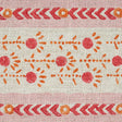 Schumacher 79100 PICA BELLA HAND BLOCKED TAPE in PINK & ORAN