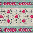 Schumacher 79102 PICA BELLA HAND BLOCKED TAPE in MAGENTA & P