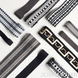 Schumacher 79113 LUBECK TAPE in CHARCOAL Trim - SCANDINAVIAN