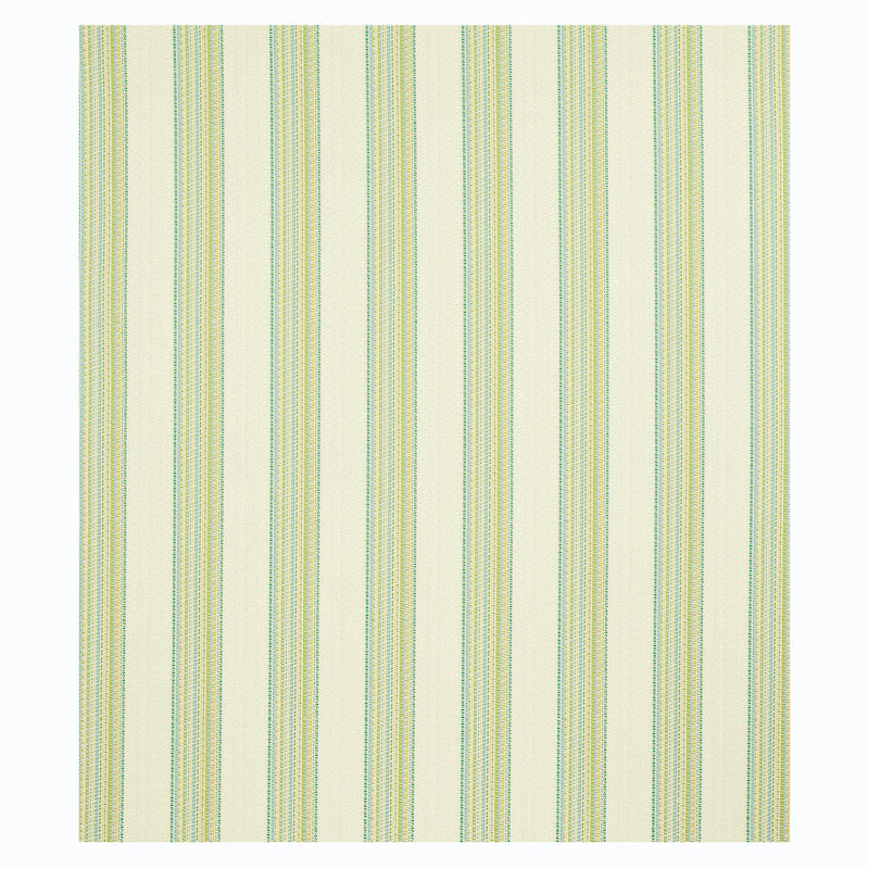 Schumacher Bendita Stripe Indoor/Outdoor Leaf Fabric