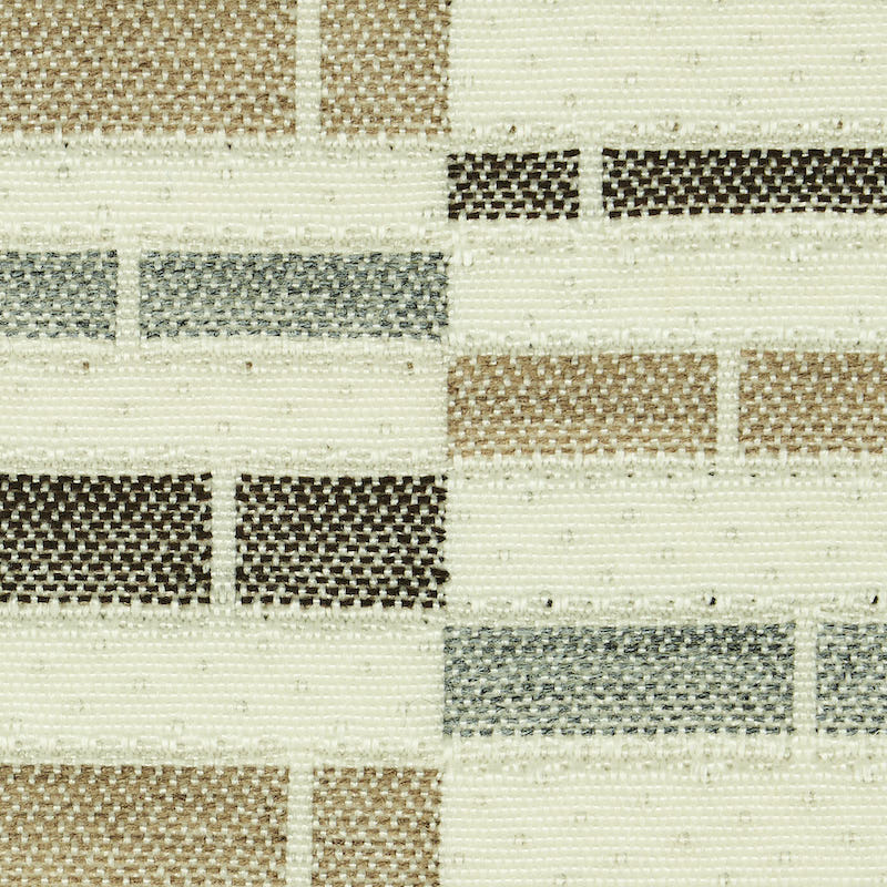 Schumacher Ashcroft Matelassé Indoor/Outdoor Neutral Fabric