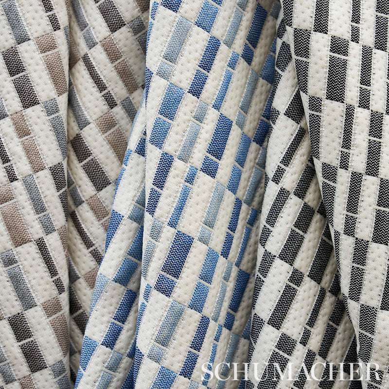 Schumacher Ashcroft Matelassé Indoor/Outdoor Neutral Fabric
