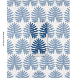 Schumacher Palma Sola Indoor/Outdoor Navy Fabric - Eade's Wallpaper