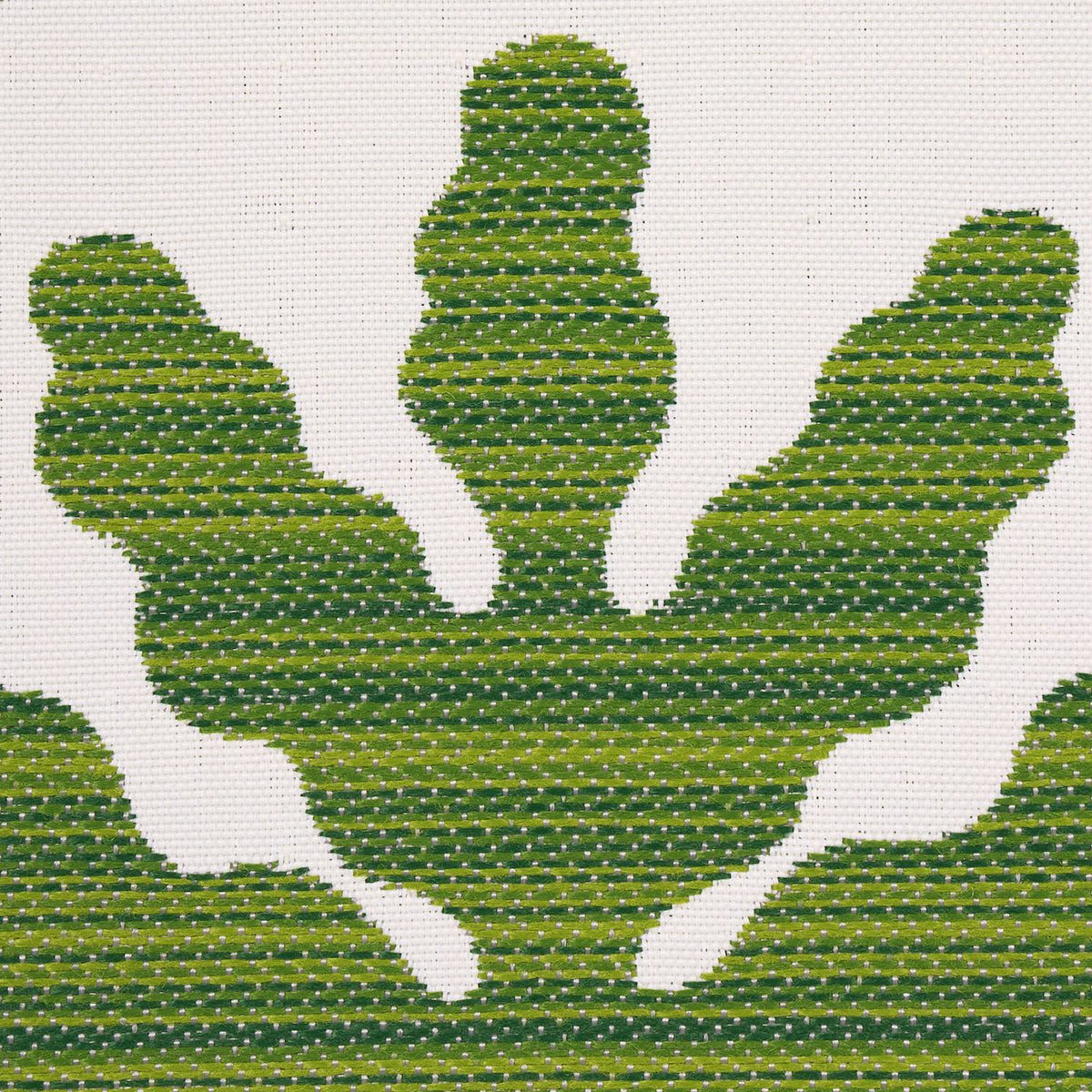 Schumacher Palma Sola Indoor/Outdoor Green Fabric - Eade's Wallpaper