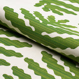 Schumacher Palma Sola Indoor/Outdoor Green Fabric - Eade's Wallpaper