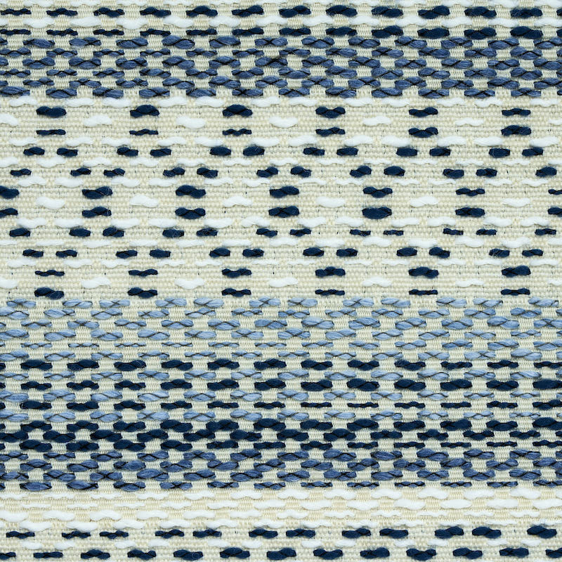 Schumacher Fremont Indoor/Outdoor Blue Fabric