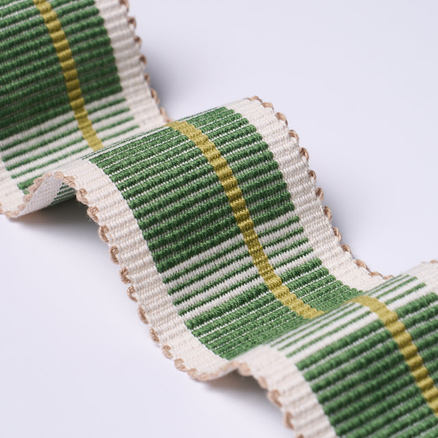 Schumacher 79209 CALCADA TAPE MEDIUM in GRASS Trim - PERENNI