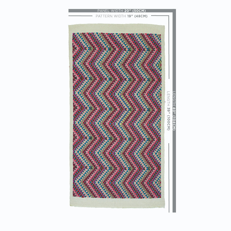 Schumacher Amates Hand Woven Brocade Carnival Fabric