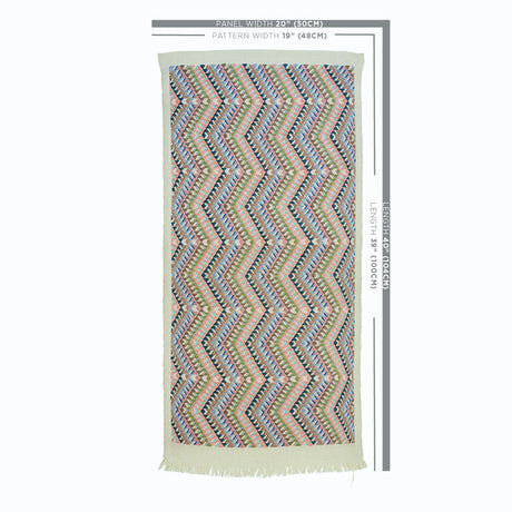 Schumacher Amates Hand Woven Brocade Chalked Fabric