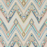 Schumacher Coyolate Hand Woven Brocade Arctic Fabric