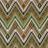 Schumacher Coyolate Hand Woven Brocade Green Fabric