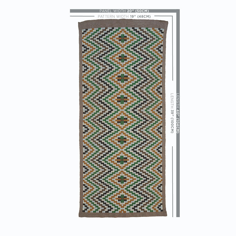 Schumacher Izapa Hand Woven Brocade Jewel Fabric
