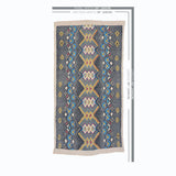 Schumacher Kaya Hand Woven Brocade Blue Fabric