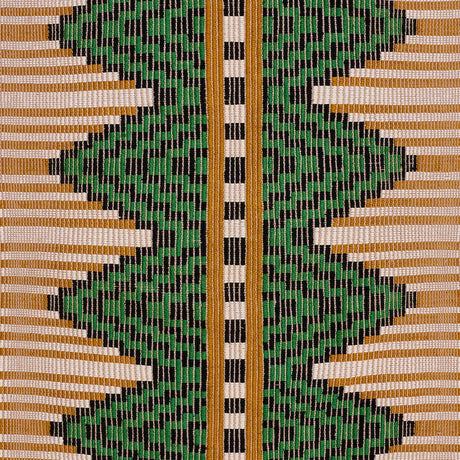 Schumacher Mixco Hand Woven Brocade Jewel Fabric - Eade's Wallpaper