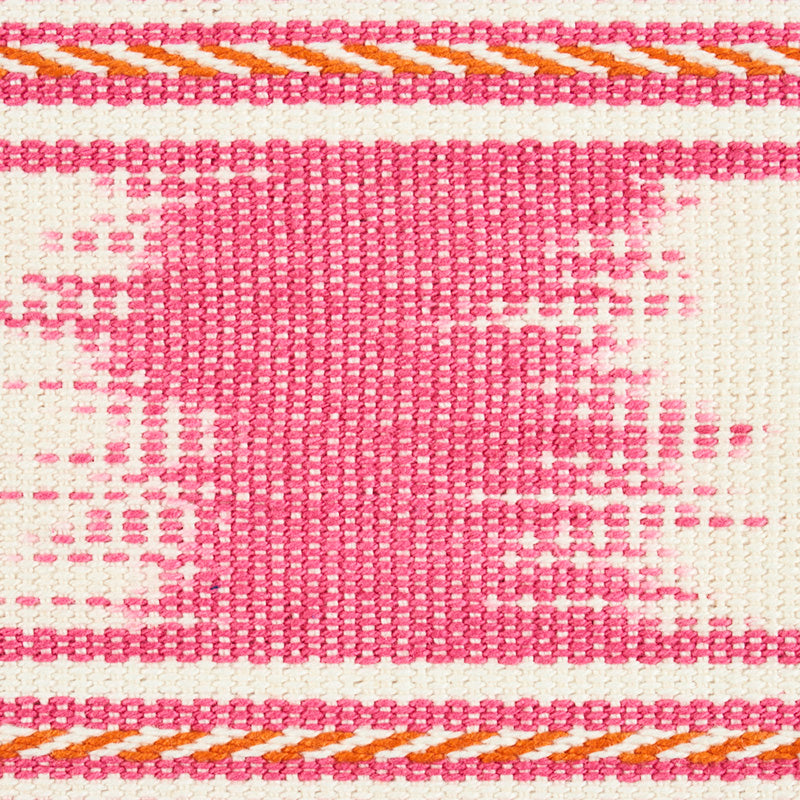Schumacher 79301 BANYAN IKAT TAPE in PINK Trim - HAPPY TOGET