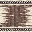 Schumacher 79302 BANYAN IKAT TAPE in BROWN Trim - HAPPY TOGE